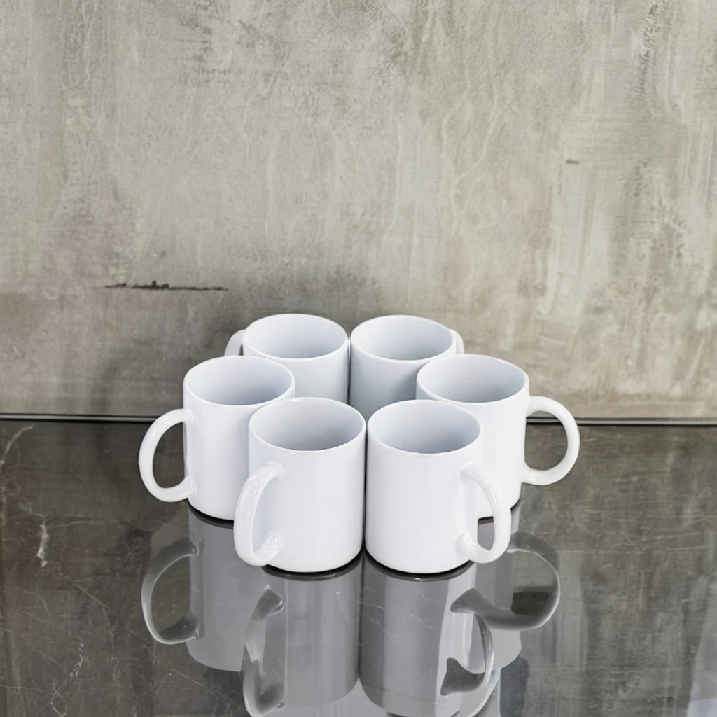 Wholesale Products Personalized 11 ounce Ceramic White Sublimated Blank Ceramic Coffee Cups
