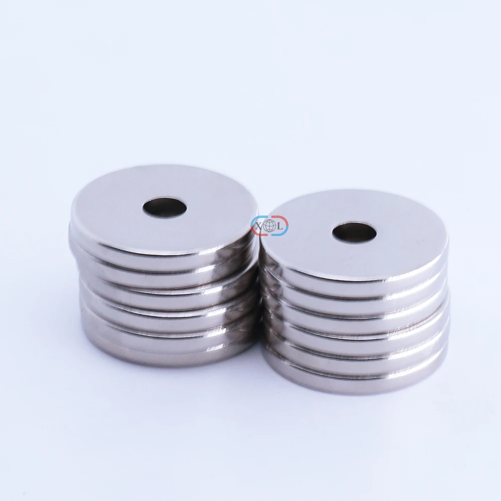 Xlmagnet hot sale crescent shape Internal Screw Thread n42 neodymium ring Magnet for magnet ma