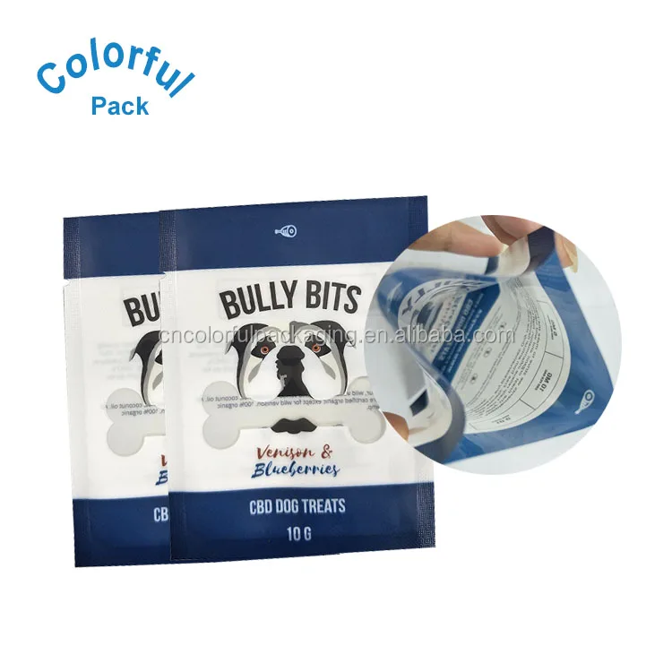 Custom Printed Biodegradable Stand up Pouch Plastic Pet Food Packaging with Window Ziplock and Mylar Bags