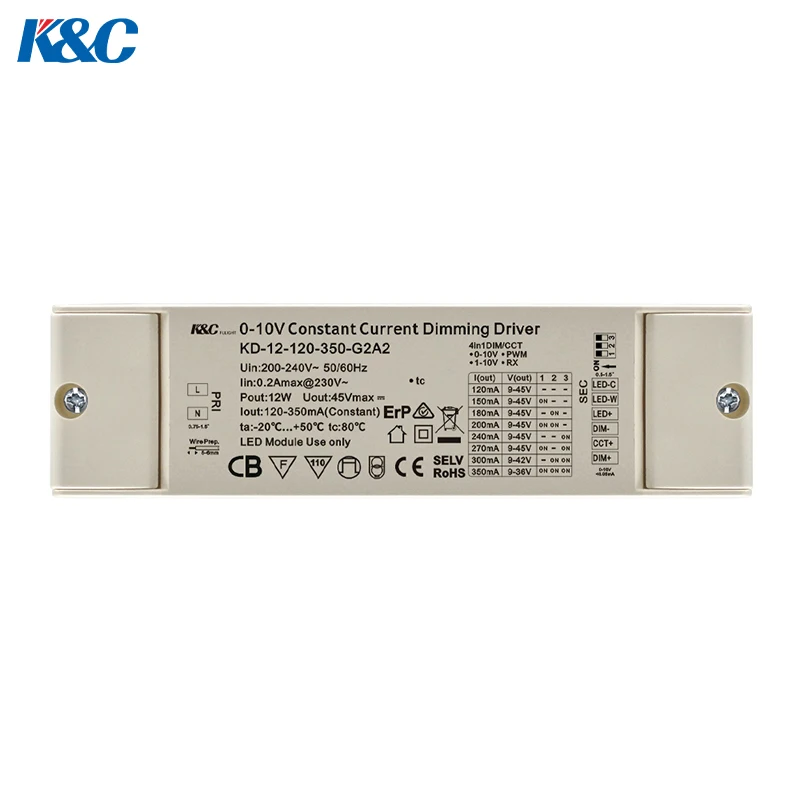 KC Super Slim DC12V 24V 1A 2A 3A 5A Cabinet LED Transformer Switching Power Supply LED Lighting Drivers