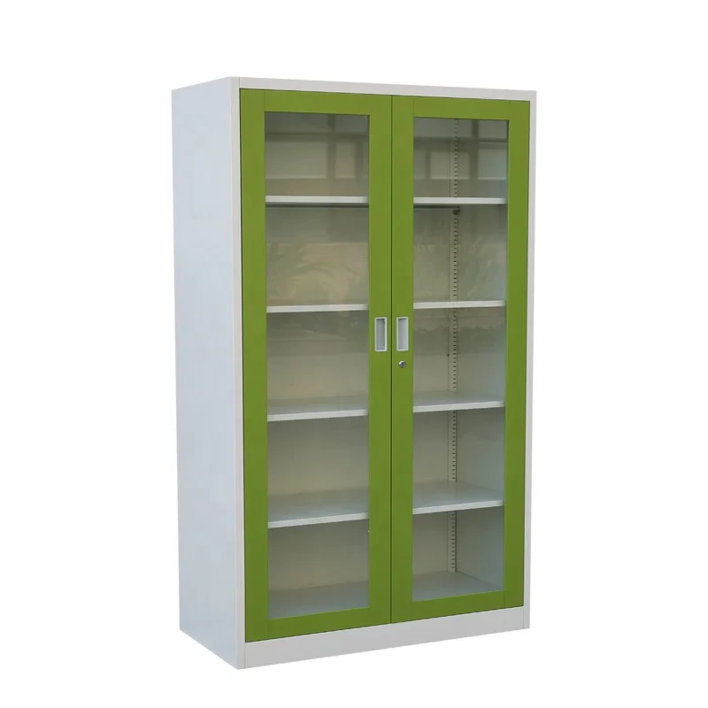 Office Furniture Glass Library Cupboard Glass Door Large Storage File Cabinet Book Cabinet