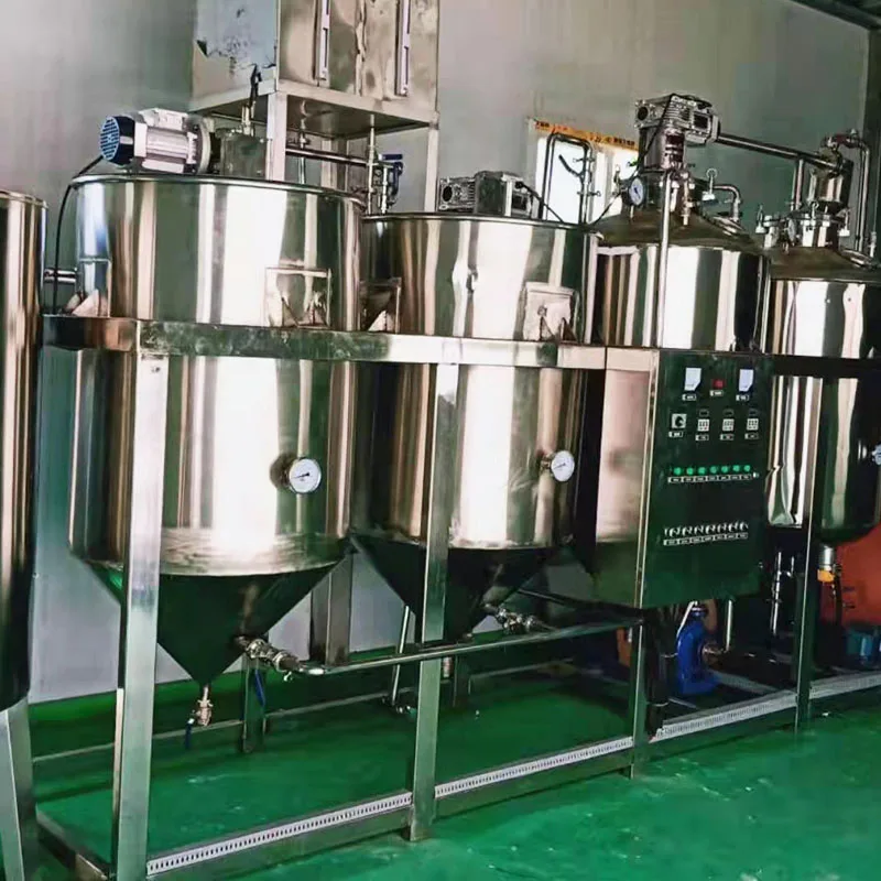 Crude Oil Refinery Machine by Rice Bran refinery Pyrolysis Oil Machine edible Oil Refinery Machine Soybeans