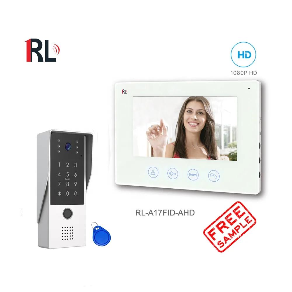 Hot sale video door phone 1080p video doorbell camera wireless  intercom video doorbell wireless with  fingerprint unlock