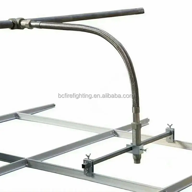 BaiChuan Connection Flexible Sprinkler high quality Metal drop Hoses fire fighting system