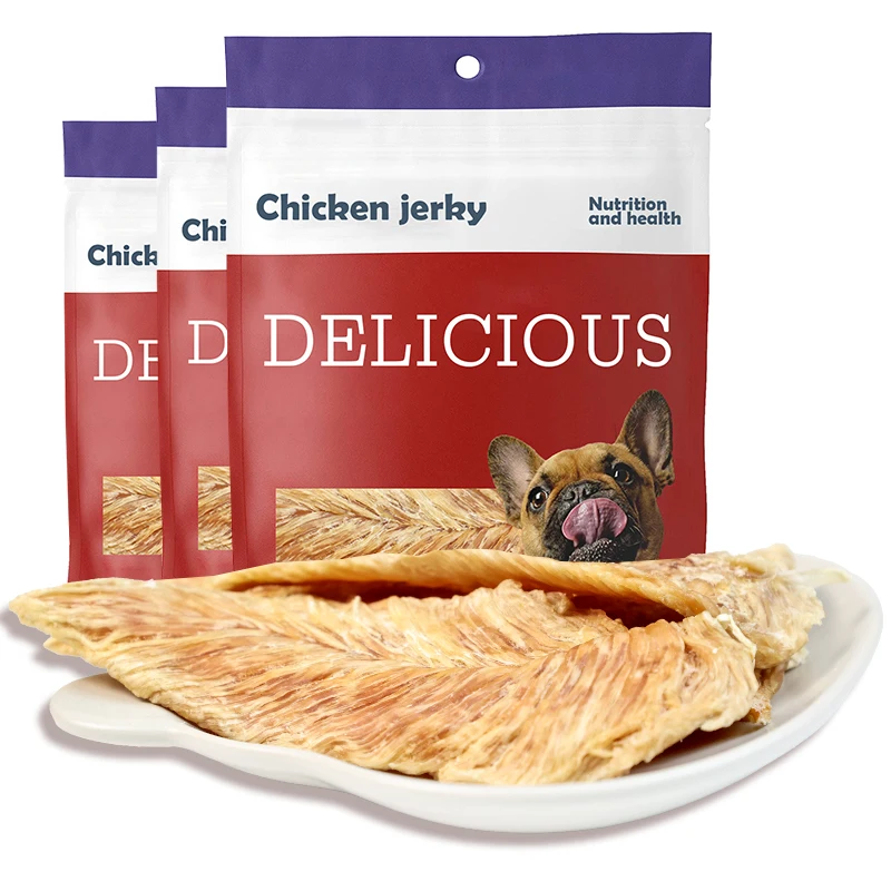 Dog Treats Healthy Fresh Chicken Breast Meat Jerky Wholesale Pet Snacks Supplier