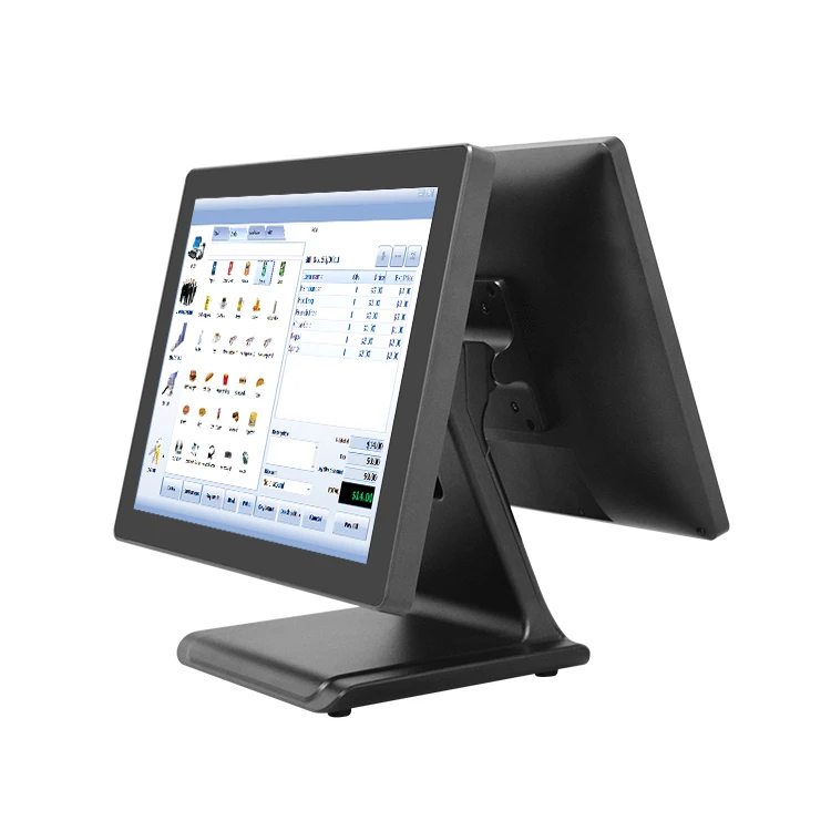 The Best POS Systems for 2024/Dual Touch Screen Pos 15 Inch Android All in One Pos System