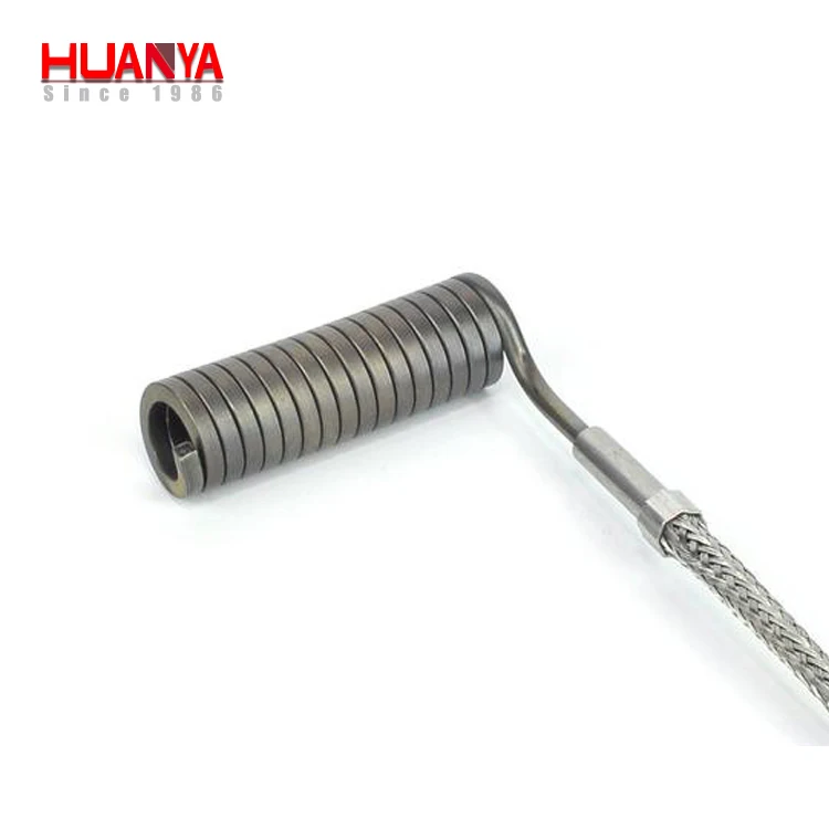 2.4x4.2mm hot runner spring coil nozzle heater with thermocouple