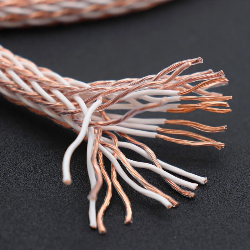 MVS 8TC single crystal copper speaker cable 16-strand crossover audio cable HIFI amplifier speaker surround connection cable
