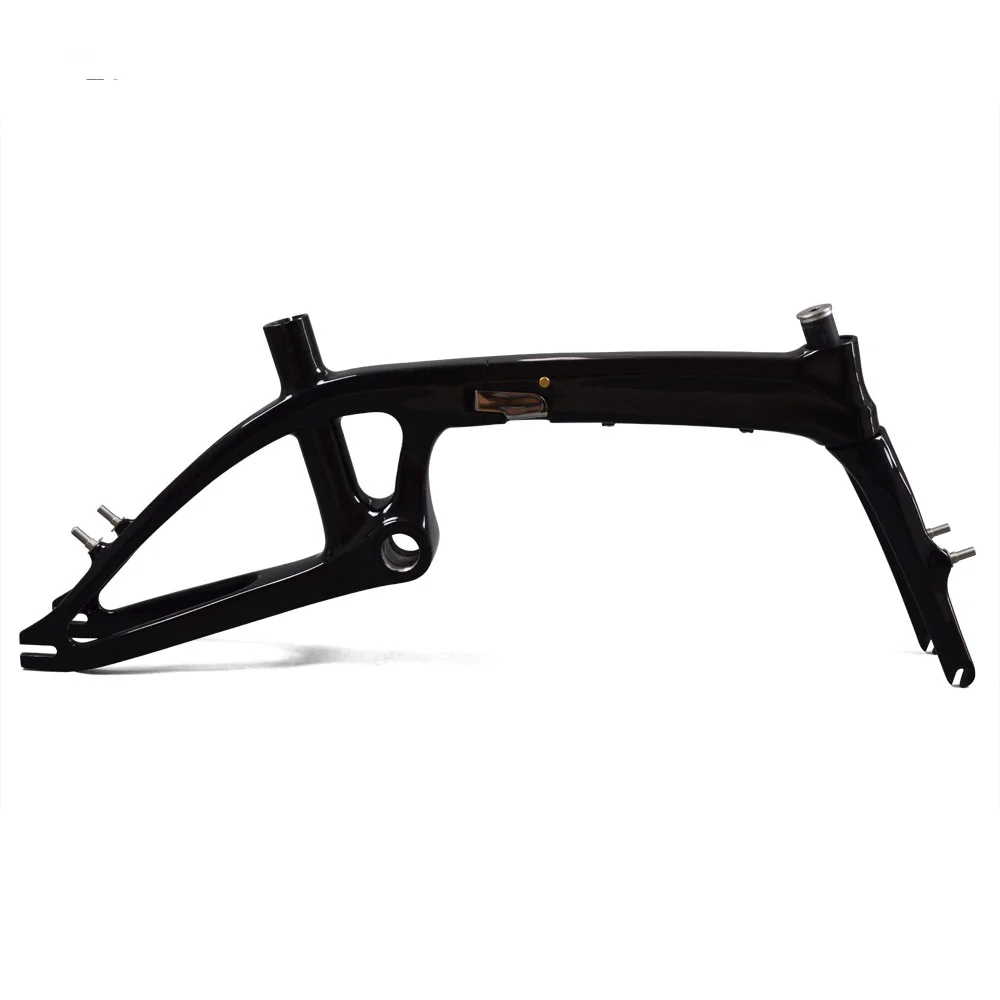Factory Direct Wholesale OEM Full Carbon Fiber 14 inch Kids Children Folding BMX Road Bike Frame