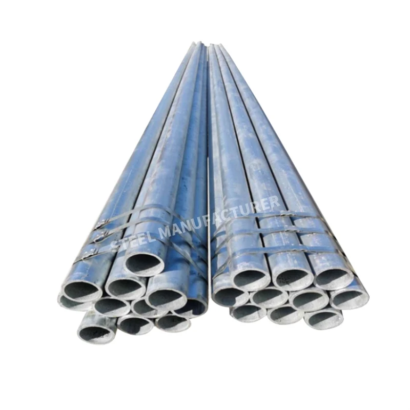 ASTM A53 Gi Welded ERW Pipes Mild Low Carbon Round Galvanized Steel Tubes for sale with CE ISO Certification