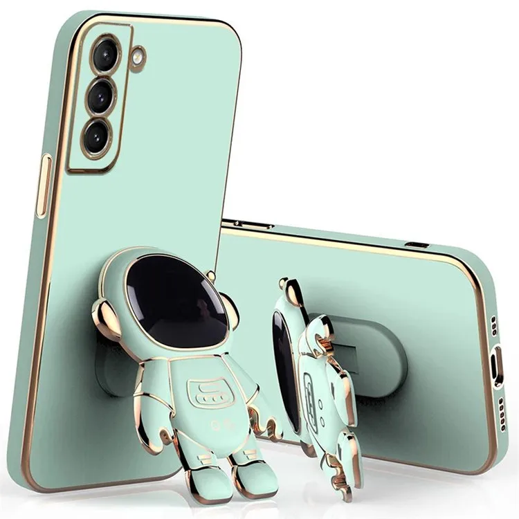 New Design 3D Plating Astronaut Mobile Phone Cover for Samsung Galaxy S22 S21 S20 S10 A750 A73 A72 A53 A52 A51 A50 A33 A32 Cover