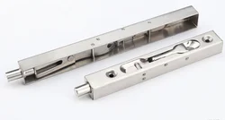 Antique brass l Door Bolt Hidden Door Latch Sliding Lock Flush Latch Bolt 4/6/8/10/12 Inch