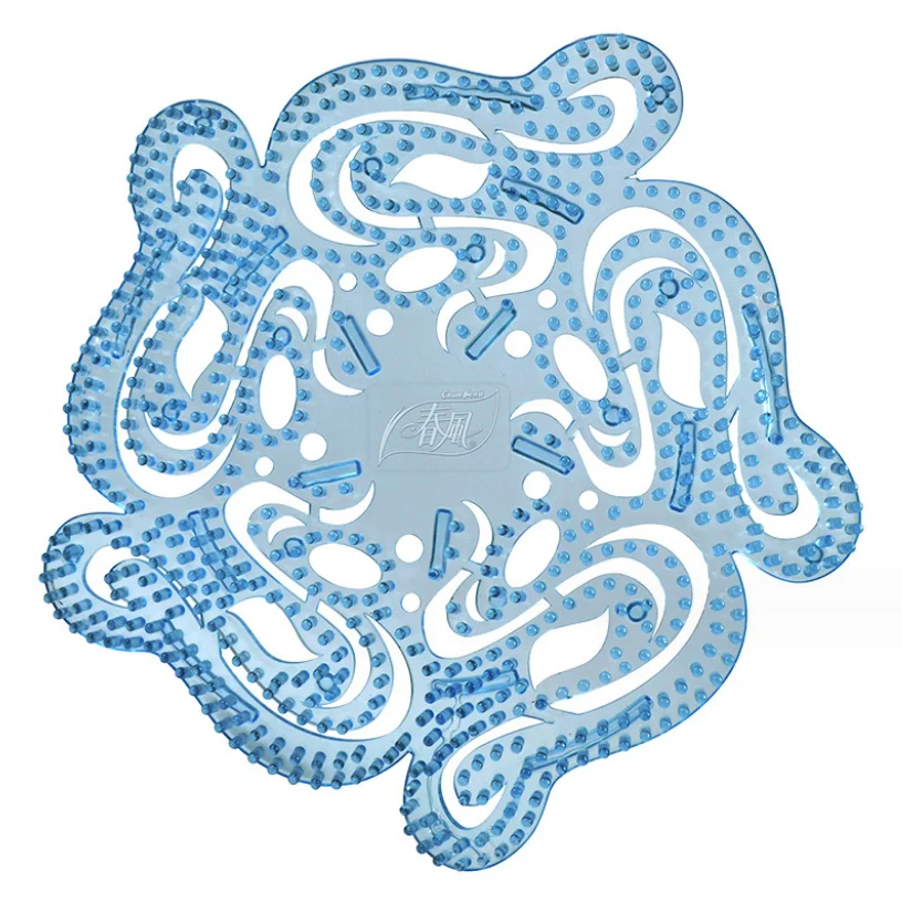 High Quality Free Custom Logo Printed anti-splash Urinal Screen deodorizer mats for Washroom toilet Urinal Screens manufacture