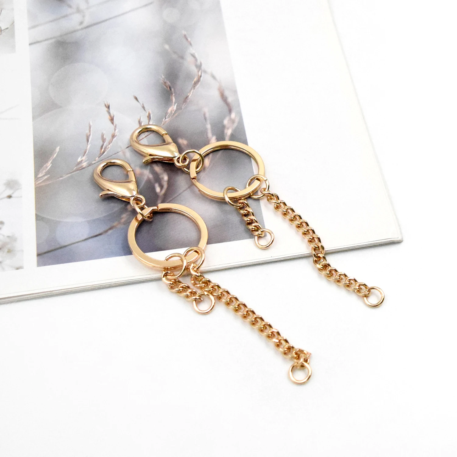 Factory Silvclip Hookkeyring Keycbuckleccessories Chacarabiner Lobster Clasp Rings Gold Metal Alloy Plated Keychain Accessories