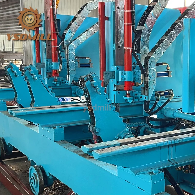 Full automatic vertical band sawmill wood with log carriage for sawmill