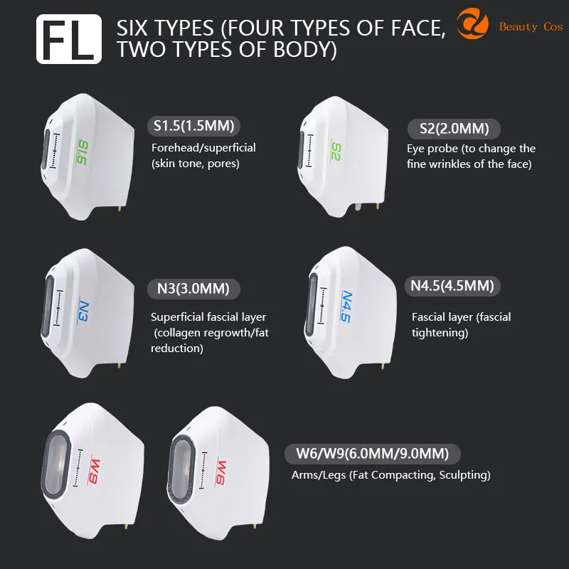 MFU Face Lift Machine Professional New Double Handle Cartridges hifi 9d Anti-aging Facial Beauty Machines New Technology