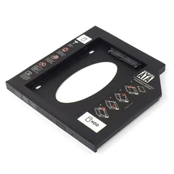 plastic 2.5inch 2nd HDD 9.5/12.7mm SATA3.0 SSD Bracket adapter second hard driver disk caddy