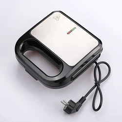 750W Sandwich Maker Detachable 2 Slices Plate Mini Grill Electric Breakfast Panini Sandwich Toaster Makers