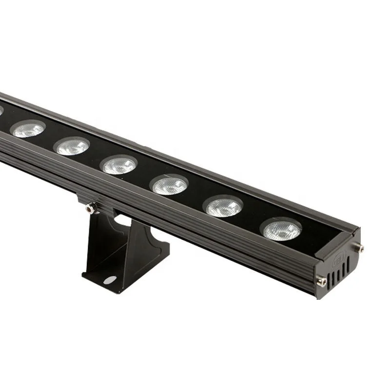 Factory price wholesale 24V 36W RGB DMX512 led wall washer light 18W 24W 12W led bar wall washer light LED AC85-265V single colo