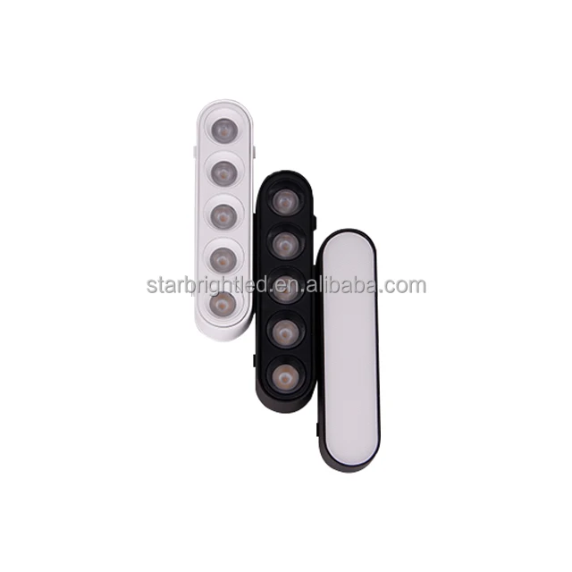 2023 new design 48V 35mm ultra thin magnetic track light Smart Wifi  Black  6w 12w magnet light for house living room