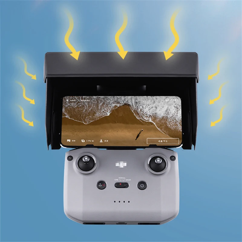 Hood Sunshade for Mavic Air 2/Air 2S/Mini 2 Remote Control Pad Sunhood Light Block Accessory Bracket Sunshade