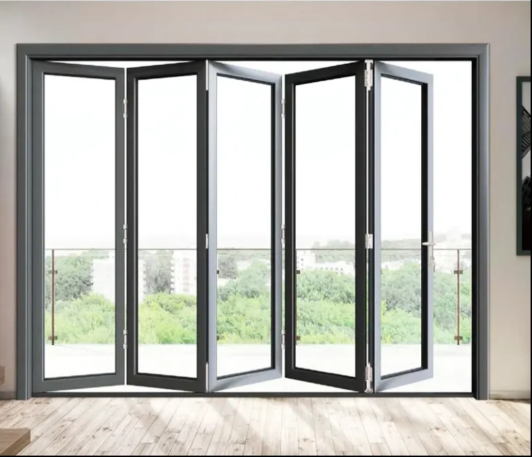 Best Price China Manufacture Quality Modern Security Aluminum Bi-folding Door Comfort Room Bi-Fold Door