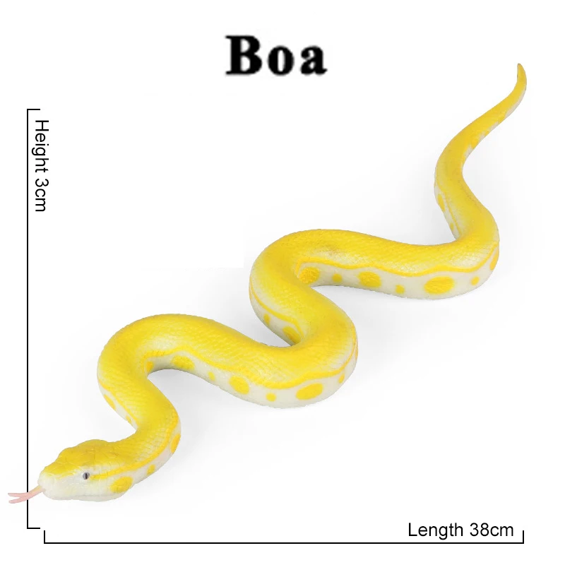 Rubber Toy Prank Children Gift Realistic Soft Snake Halloween Party Prop