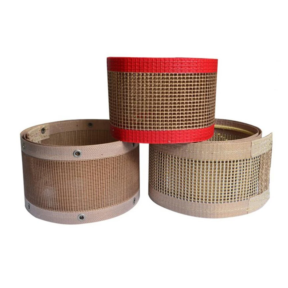 Manufacture Anti Static Open Mesh PTFE Conveyor Belt PTFE Coated Fiberglass Mesh Conveyor Belt