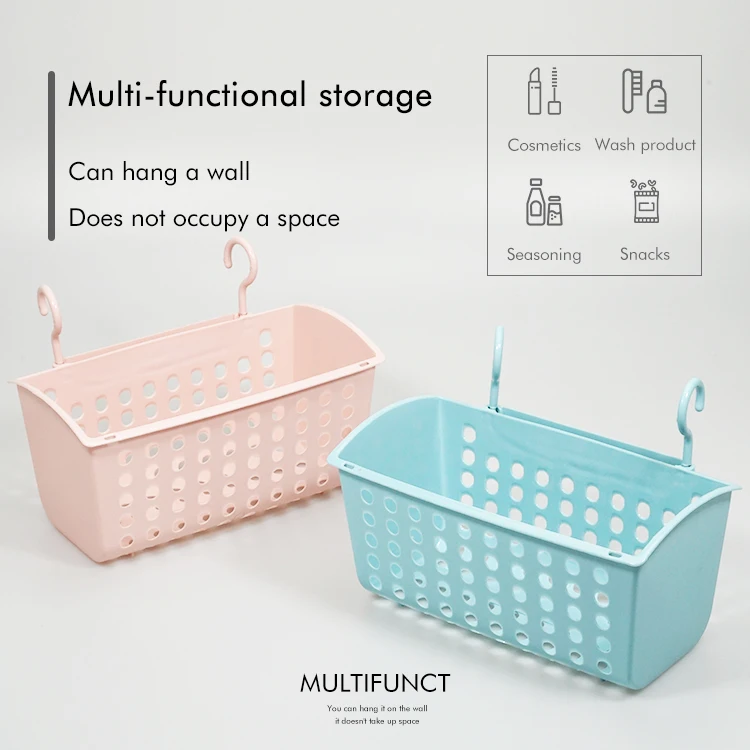 Top fashion Household fruit suspended basket kitchen accessories storage plastic hanging basket