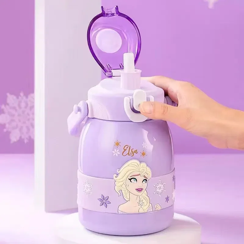 1000ml High-value alien Cartoon Girl Vacuum Cup Stainless Steel Large-capacity sealed Leak-proof Water Cup