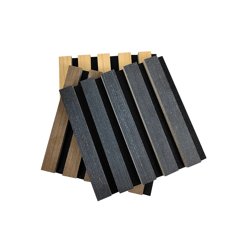 HJ slat деревянные настенные панели акустические