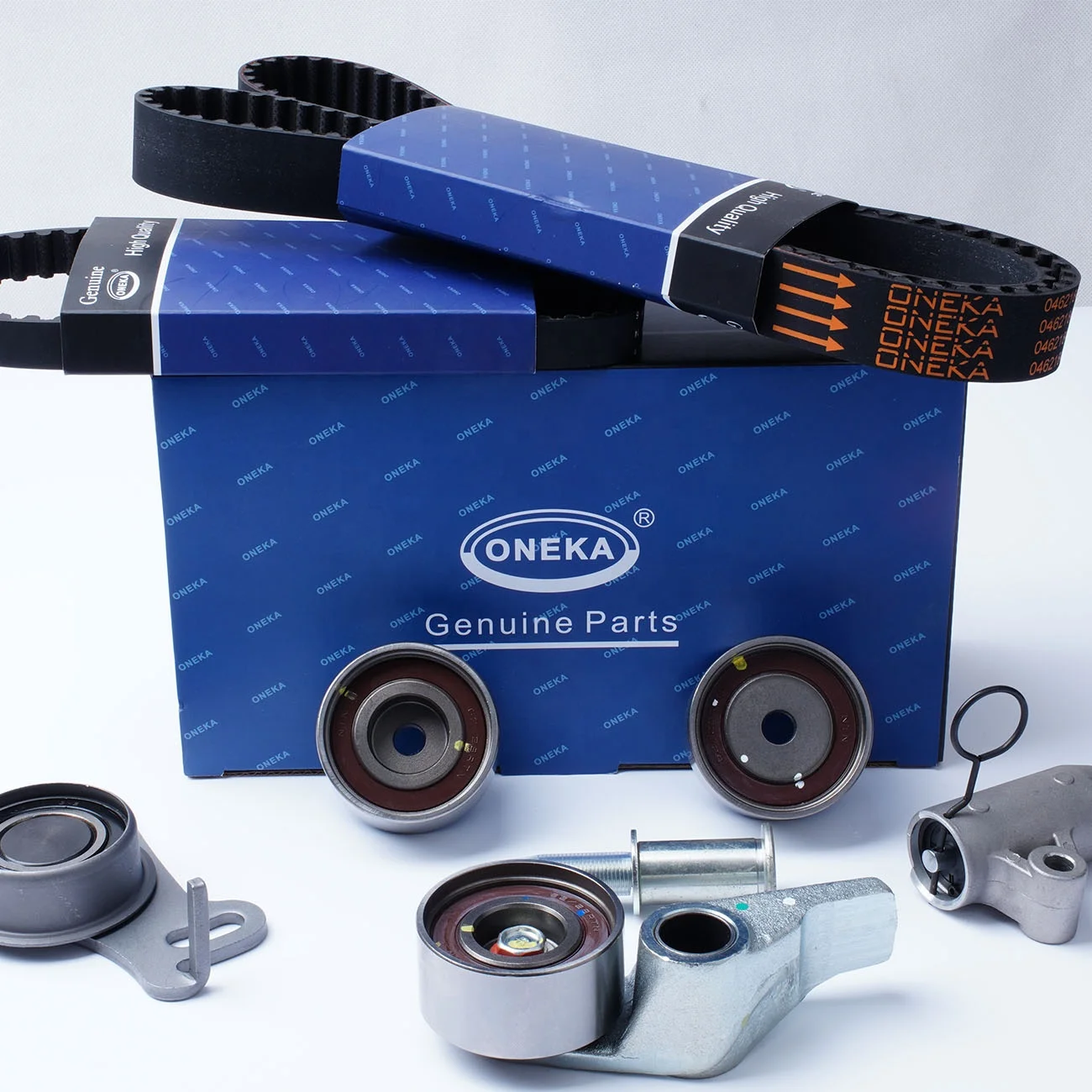 ONEKA RTS Engine Parts 4D56T Hydraulic Tensioner Pulley Timing Belt Kit For Mitsubishi K015641XS 1145A019 1145A031 MD310484