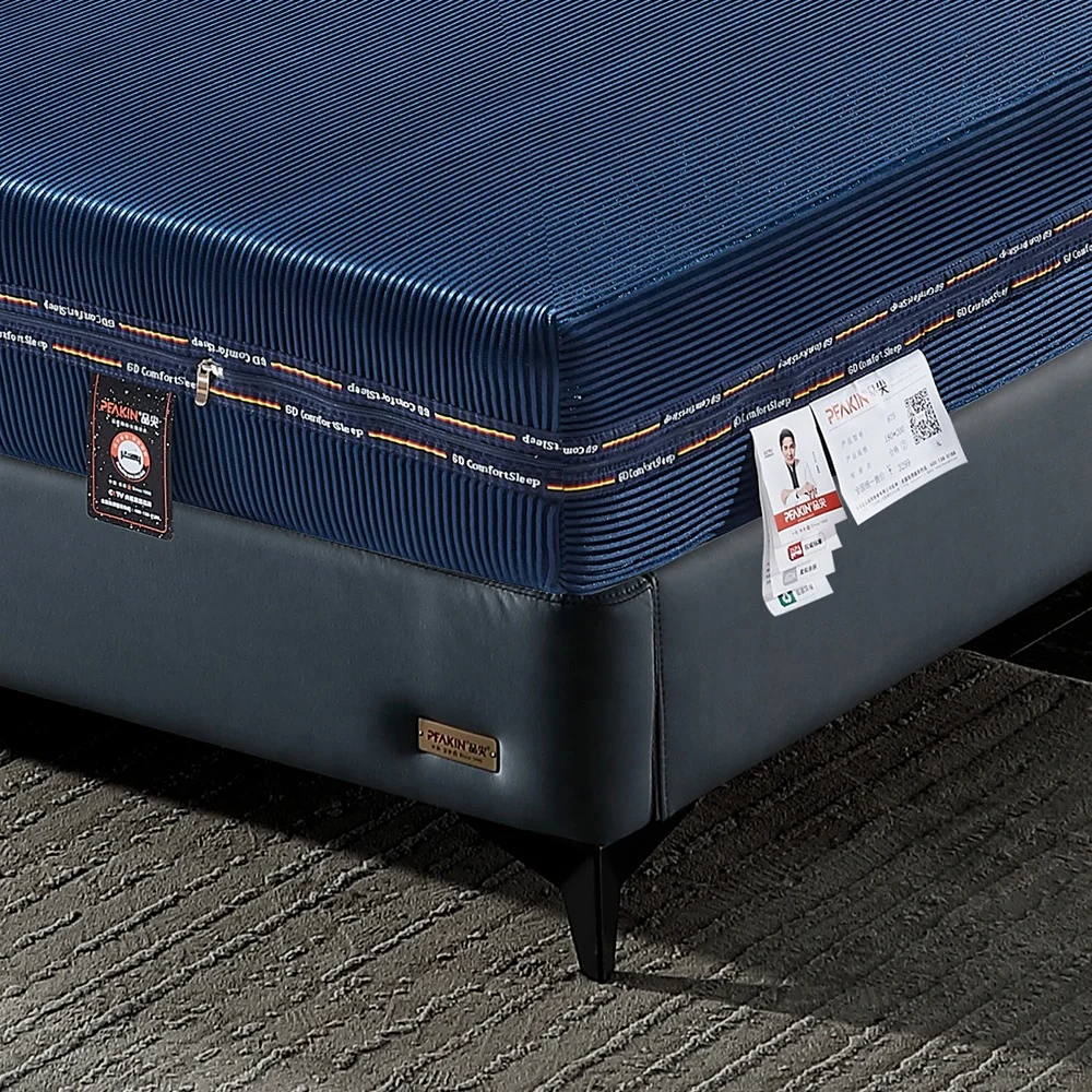 Custom Queen King Size 5/7 Star Luxury Hypo-Allergenic Latex Cooling Gel Memory Foam Bonnell Pocket Spring Hybrid Hotel Mattress