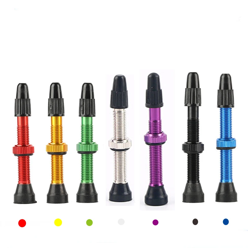 OEM/ODM 34/36/40/60/80/100/120 мм велосипедный алюминиевый сплав стержень Presta красочный дорожный Mtb велосипед F/V бескамерный клапан