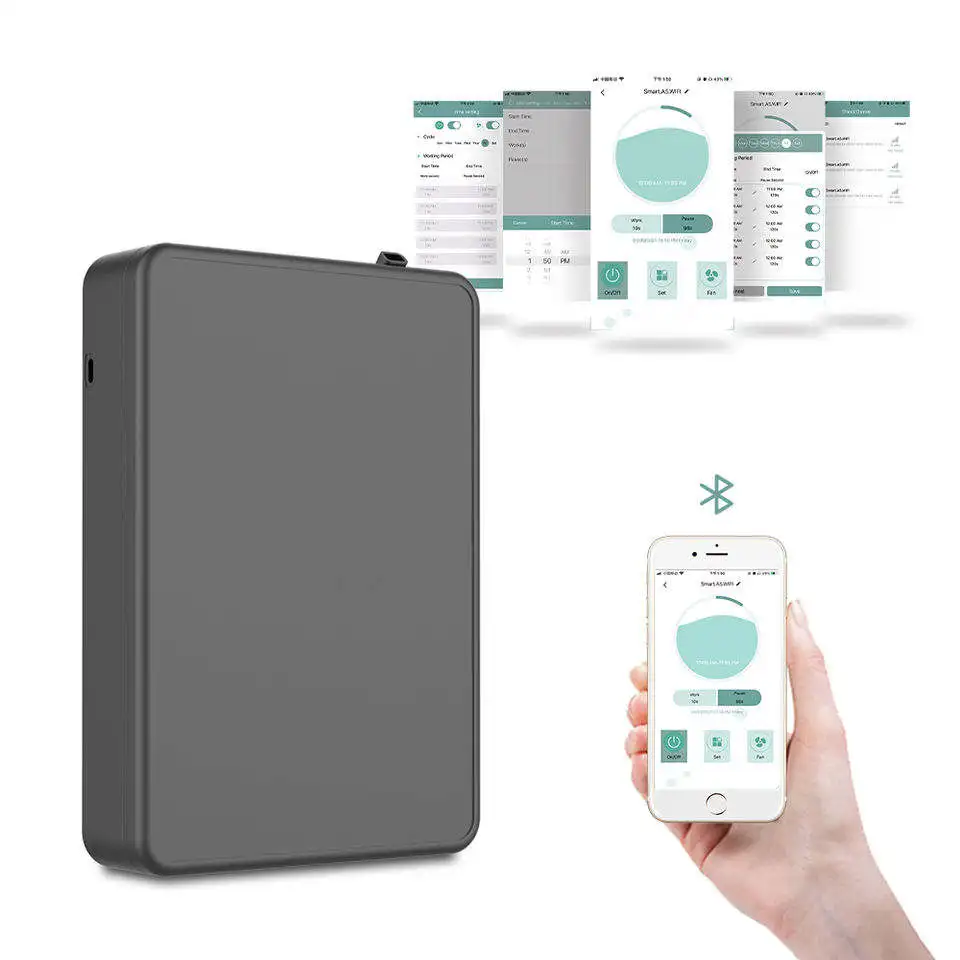 2023  professional aroma diffuser battery machine wall mount 500ml capacity oil machine