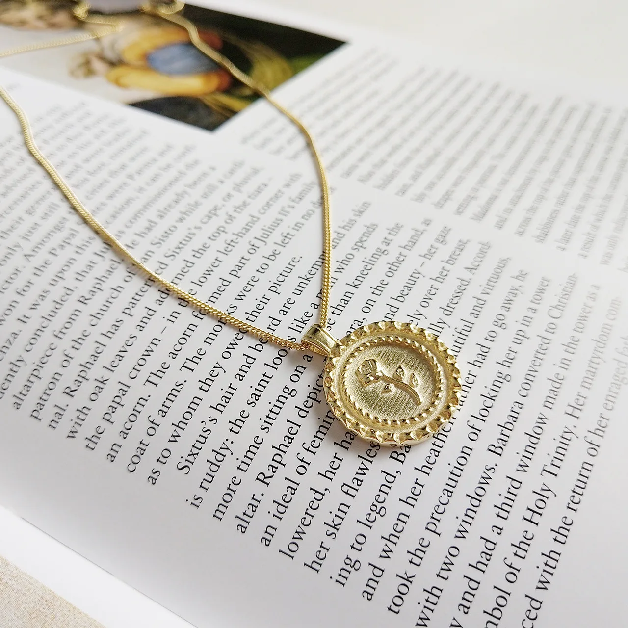 Korea Fashion Silver 18K Gold Plated Rose Flower Pendant Necklaces Sterling Silver Circle Rose Necklace For Girlfriend
