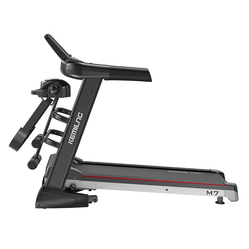 2021 Multi-functional Foldable Running Exercise Machine Treadmill Electric Home Gym Equipment Professional LED Display M7