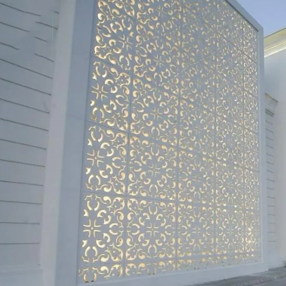 
European fashionable facades exterior grc wall panel 