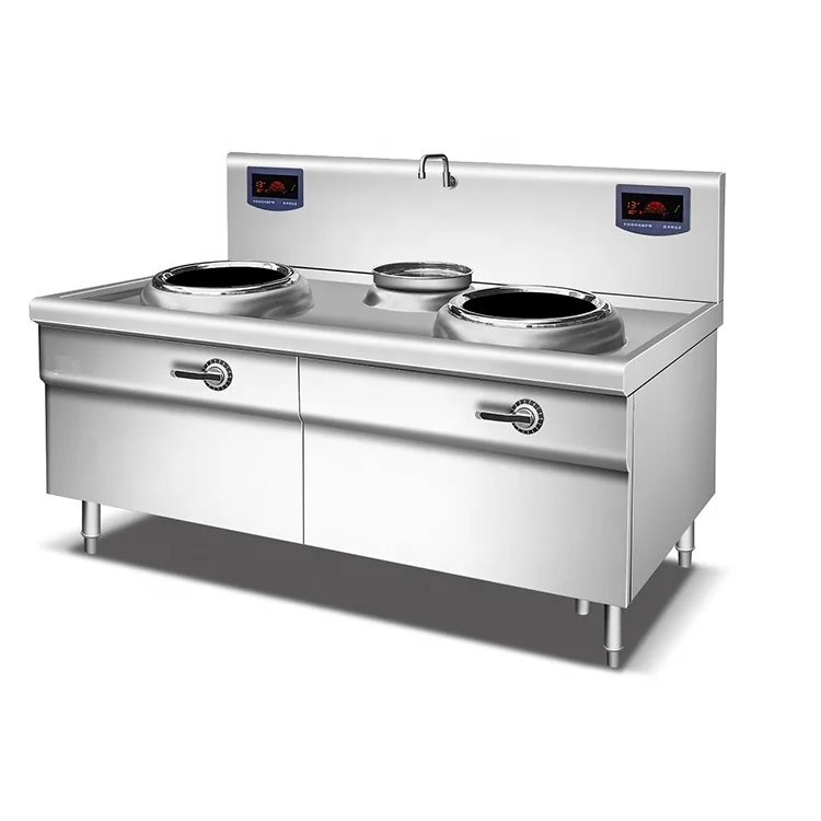 Chinese manufacturer wholesale wok station induction cooker with cabinet