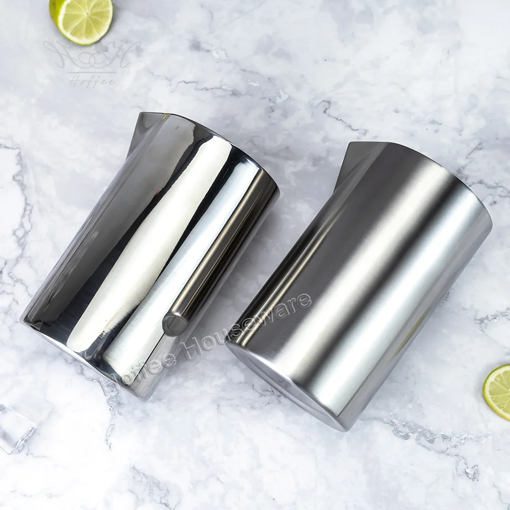 304 Stainless Steel Double Layer Cocktail Beaker Cocktail Mixing Cup Big Capacity 28oz DIY Tools Wine Mixer