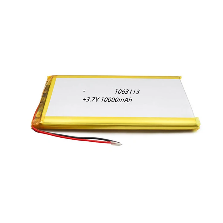 Factory Supply Li-Polymer Battery Pack 1063113 10000mAh Rechargeable High Discharge Li-ion Batteries For Medical Equipment