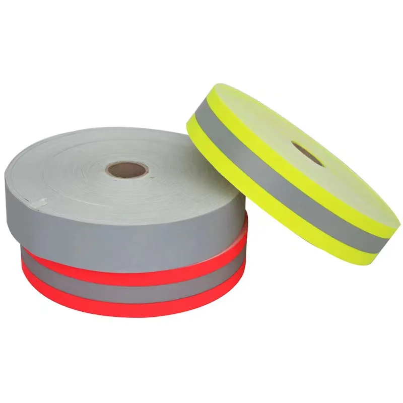 double color reflective flame retardant fireproof fire cotton tape fabric for safety production products