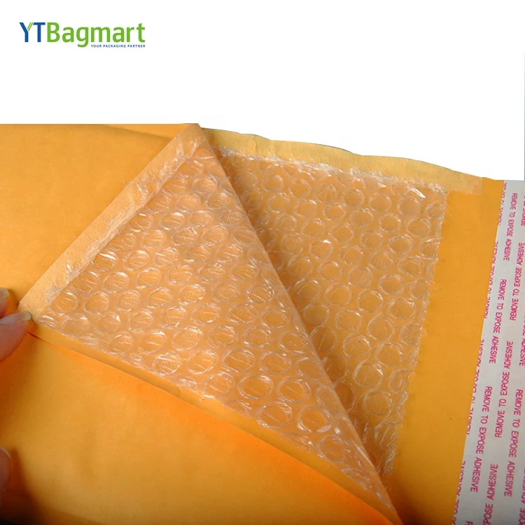 
Factory Quality Air Padded Envelope Bubble Mailing Bag Custom Poly Kraft Bubble Mailer 