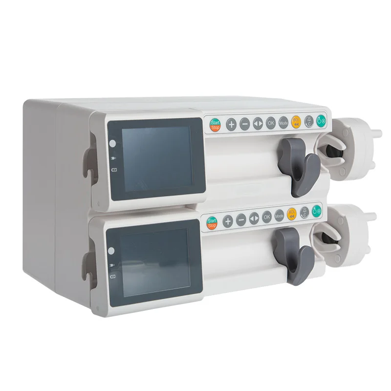 Hospiwell Hospital Medical Equipment Single/double Channel Electric Portable ICU Syringe Pump