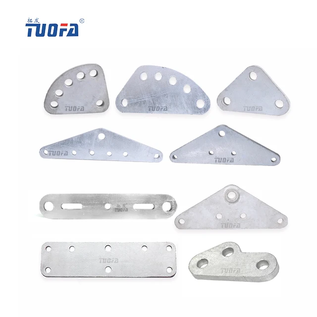 Hebei tuofa Yoke clevis plate on power transmission lines hot-dip galvanized yoke plate