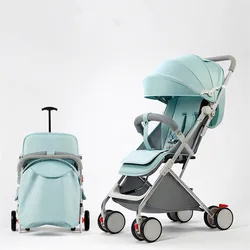 Free accessories high quality baby bicycle stroller folding kids pram with cup holder and mosquito net