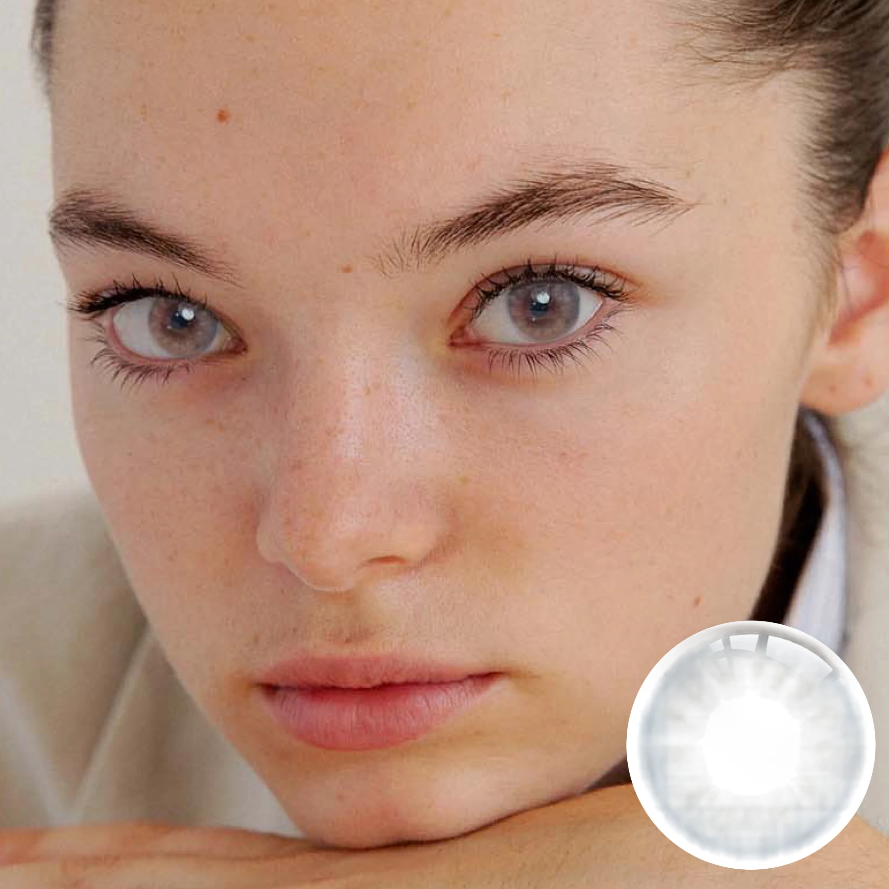 Yearly Colored Contact Lenses 42% Water Eye Lenses Urban Layer Color Contacts