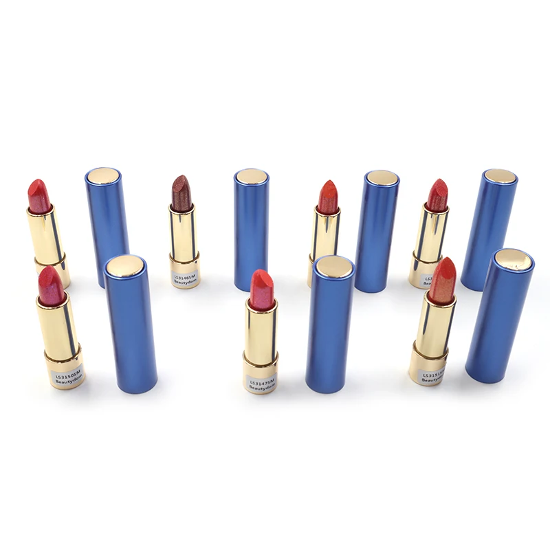 Custom Your Own LOGO High Pigment Lip Stick Makeup Shimmer Lipstick Waterproof