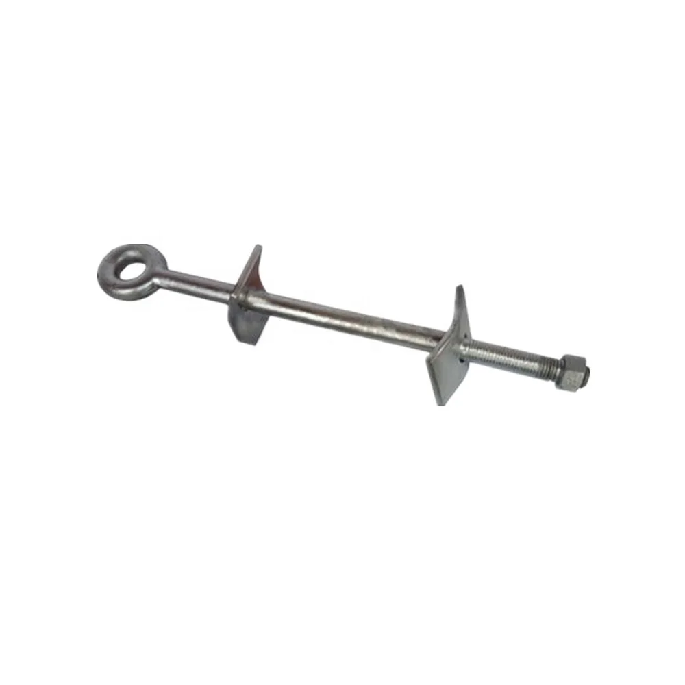 Горячеоцинкованный Овальный болт для электромонтажных фитингов, кованый Овальный длинный болт