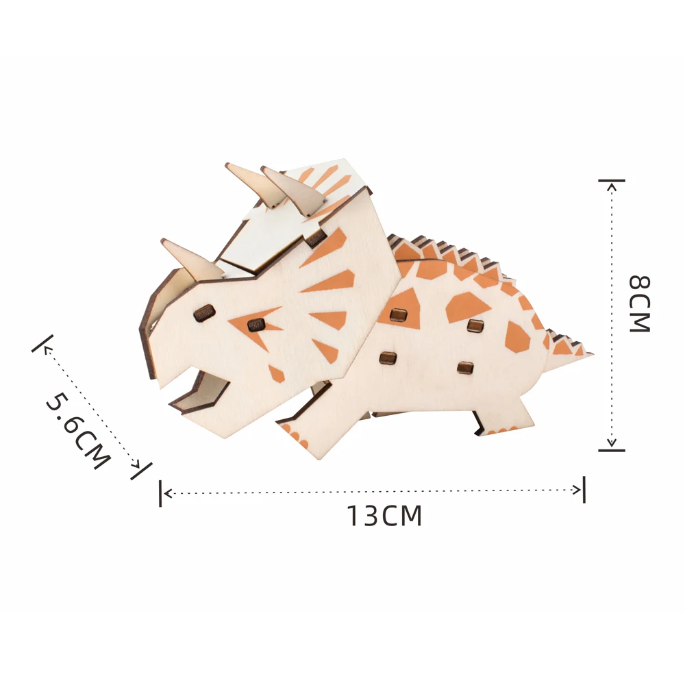 Game - Puzzle box - Smart wooden 3d Wooden Puzzle Animal 3D Diy Giraffe Items wooden toys for Kids